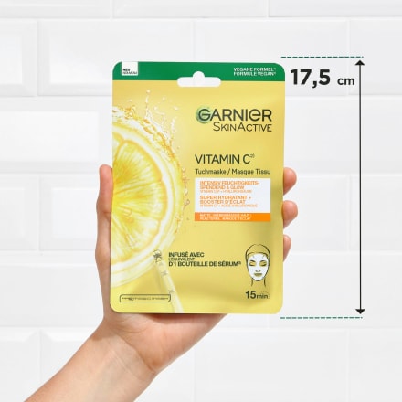 Garnier Vitamin Tuchmaske online kaufen dauerhaft g 28 Active C, günstig Skin