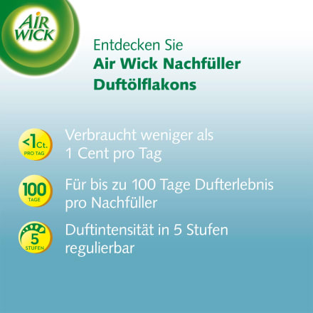 AirWick Lufterfrischer Duftstecker Cotton & Weißer Flieder Nachfüllpack, 38  ml dauerhaft günstig online kaufen
