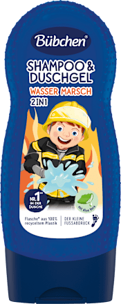 BübchenKinder Shampoo & Duschgel Wasser marsch, 230 ml