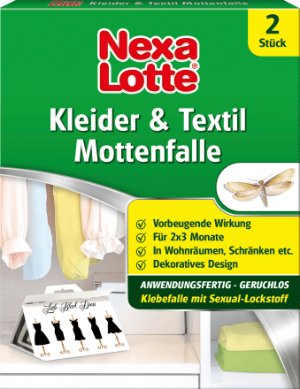 Nexa LotteKleider & Textilmottenfalle, 2 St