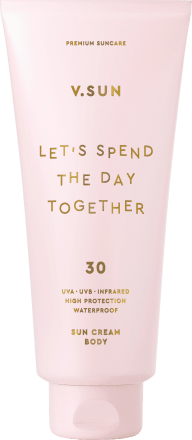 V.SUNSonnenmilch 'let's spend the day together', LSF 30, 200 ml