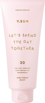 V.SUNSonnenmilch 'let's spend the day together', LSF 30, 200 ml