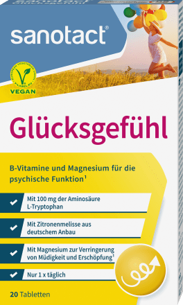sanotactGlücksgefühl Tabletten 20 St., 11 gNahrungsergänzungsmittel