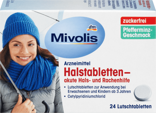 Mivolis Halstabletten – akute Hals- und Rachenhilfe, 24 St
