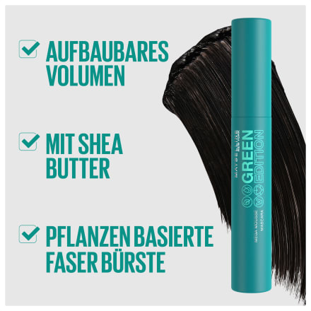 Maybelline New York Mascara Green online kaufen Black, ml Mega 9 001 dauerhaft Blackest Edition Mousse günstig