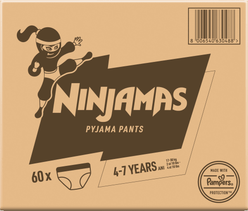 Ninjamas Pyjama Pants Mädchen 4-7 Jahre, 10 St dauerhaft günstig online  kaufen