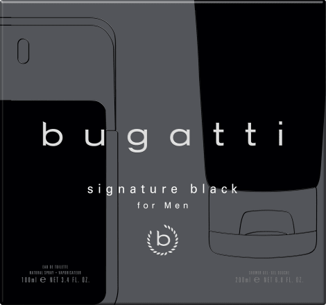 günstig Geschenkset Sign Black bugatti 1 St 2tlg, online dauerhaft kaufen