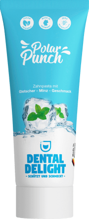 Dental DelightZahnpasta Polar Punch Gletscher-Minz-Geschmack, 75 ml