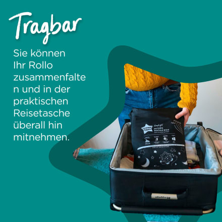 Tommee Tippee Verdunkelungsrollo Sleeptime für Unterwegs, XL, schwarz, 1 St  dauerhaft günstig online kaufen