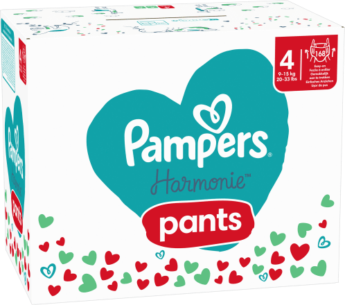 PAMPERS Harmonie Nappy Pants 4 (9-15 kg) nappy pants , 24 pcs.
