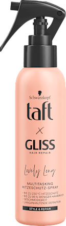 Schwarzkopf taftHitzeschutzspray taft x Gliss Lovely Long, 150 ml