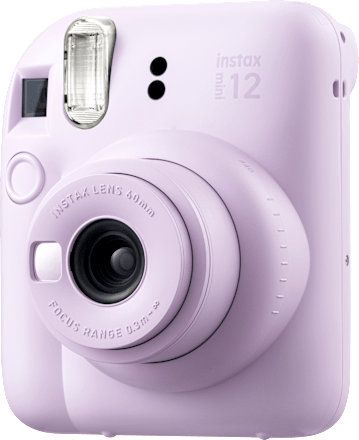 MUZIRI KINOKOO Tasche Für Fuji Instax Mini 12 – PU-Leder Hülle Mit Gurt, Geprägtem Muster, Abnehmbarer Deckel