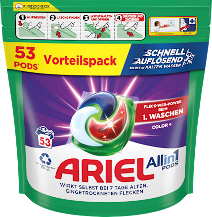 ARIELColorwaschmittel Pods, 53 Wl