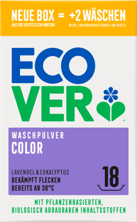 ecoverColorwaschmittel Pulver, 18 Wl