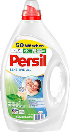 Persil Vollwaschmittel Sensitive Gel 50 Wl dauerhaft g nstig