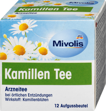 Mivolis Arznei-Tee, Kamillen Tee (12 Beutel), 18 g