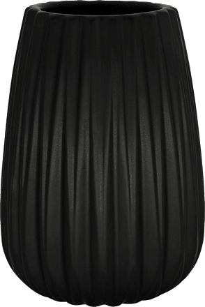 SoaplandPinselköcher schwarz gerillt, 1 St