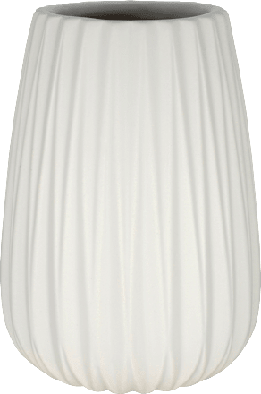 SoaplandPinselköcher weiß gerillt, 1 St