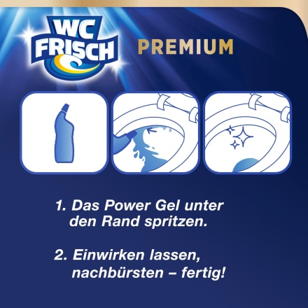 WC-Frisch Nettoyant WC Power WC Gel&Sea Fresh, 750 ml