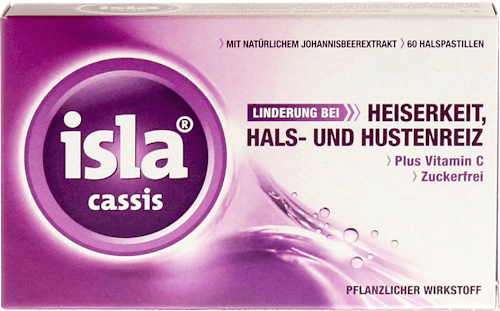islaHeiserkeit, Hals- und Hustenreiz Pastillen Cassis, 60 StMedizinprodukt