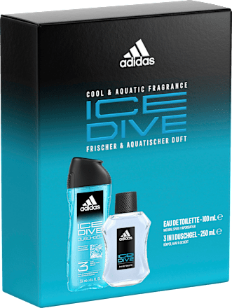 Adidas ice dive geschenkset mit kulturbeutel top