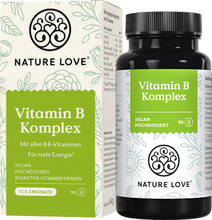 Nature LoveVitamin B Komplex Kapseln 90 St, 42 gNahrungsergänzungsmittel