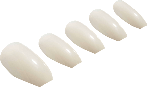 FITDON 120 Stück Transparente Acryl-Nagelspitzen – Ballerina-Form, Mit Etui & Nagelzubehör, Für Nagelstudio & Heimgebrauch