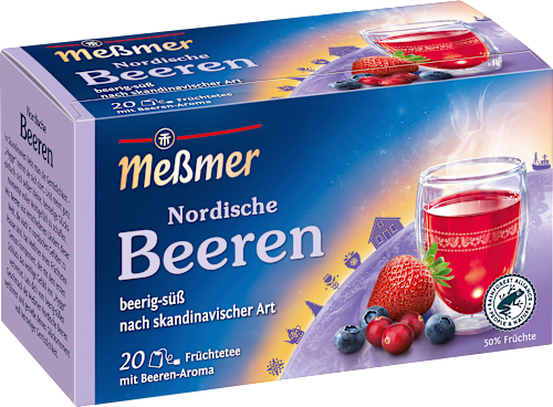 MeßmerFrüchtetee Nordische Beeren (20 Beutel), 50 g