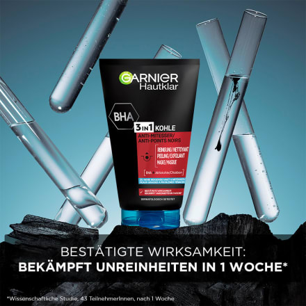 3in1 150 Reinigungsgel kaufen Hautklar ml Anti-Mitesser, Garnier Active Skin online dauerhaft günstig