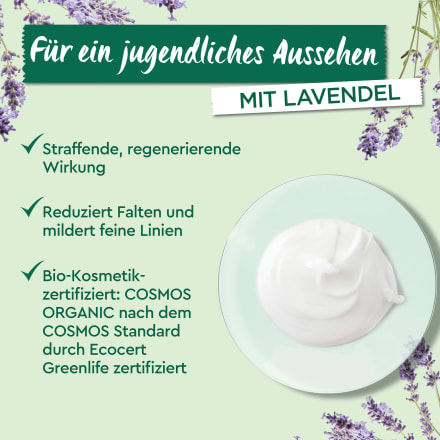 ml Bio-Lavendel, Feuchtigkeitspflege GARNIER 50 Anti-Falten BIO