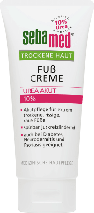 sebamed Urea Akut 10% Fußcreme trockene Haut, 100 ml