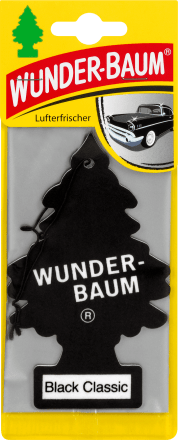 Wunderbaum Black Classic, Black ICE - Original Auto Duftbaum