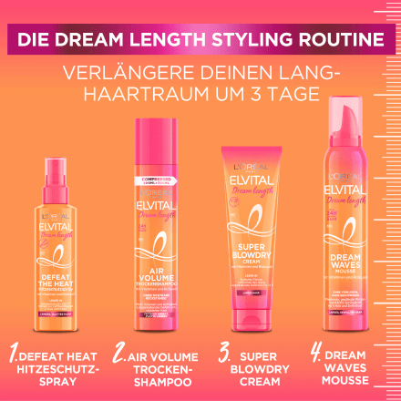 L'ORÉAL PARiS ELVITAL Dream Length Defeat The Heat Hitzeschutzspray, 150 ml