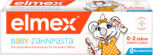 elmexZahnpasta Baby, 1. Zahn bis 2 Jahre, 50 ml