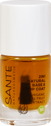 SANTE NATURKOSMETIK Base & Top Coat 2in1 Natural, 10 ml
