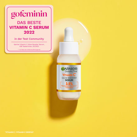 Garnier Skin ml Active Booster C Glow Serum, Vitamin 30