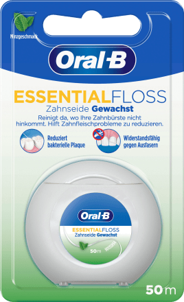 Oral-B Zahnseide Essential Floss gewachst, 50 m