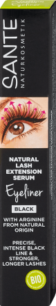 Lash Serum Eyeliner SANTE 3,5 ml Black, Natural NATURKOSMETIK Extension