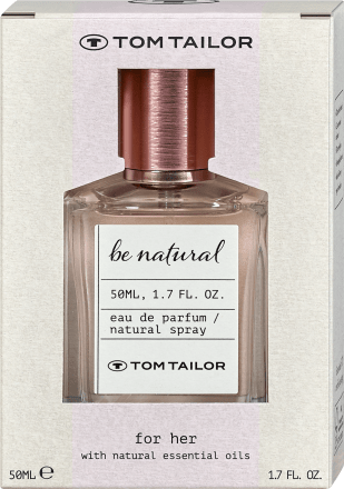 Tom Tailor be natural for her Eau de Parfum, 50 ml