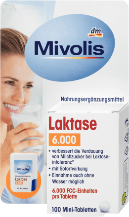 MivolisLaktase 6000 Mini Tabletten 100 St, 100 St
