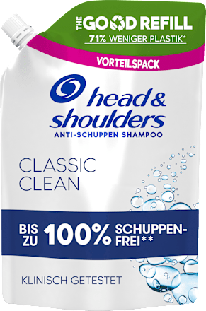 Head & Shoulders Anti-Schuppen Shampoo Classic – 280 Ml, 3er Pack, Für Normales Bis Fettiges Haar