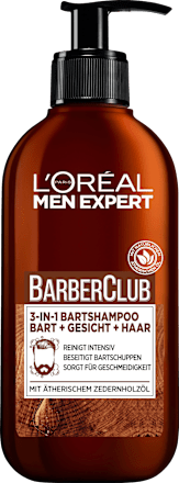 L'ORÉAL PARIS MEN EXPERT Bartshampoo Barber Club 3in1, 200 ml