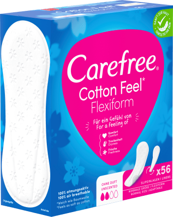 Carefree Slipeinlagen Cotton Flexiform, 56 St