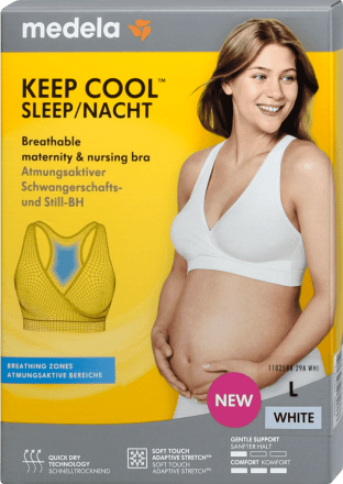 Medela Keep Cool Sleep/Nacht Schwangerschafts- und Still-BH weiß