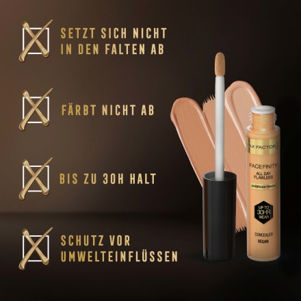 FACTOR 40 7,8 ml Facefinity All Medium, Day Concealer MAX Flawless