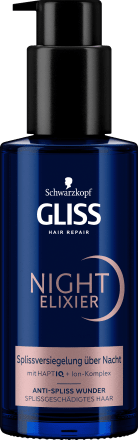 Schwarzkopf GLISSHaarkur Night Elixier Anti-Spliss Wunder, 100 ml