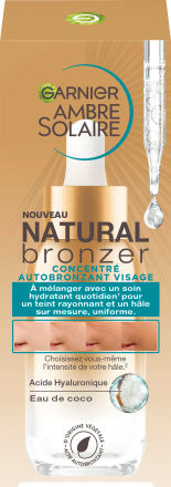 Garnier Ambre ml Natural online Gesicht kaufen Konzentrat Bronzer, dauerhaft Selbstbräuner Solaire 30 günstig