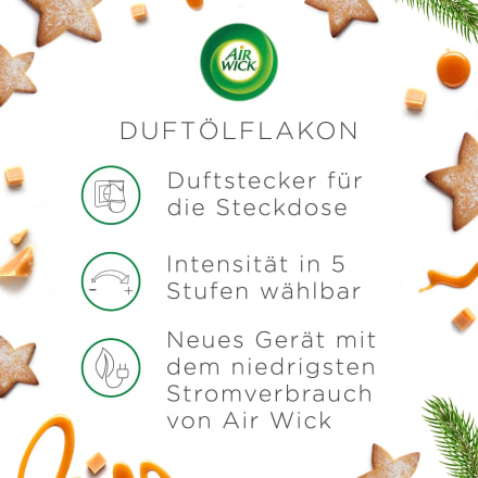 AirWick Lufterfrischer Vanillesterne & Karamell, 19 ml dauerhaft günstig  online kaufen