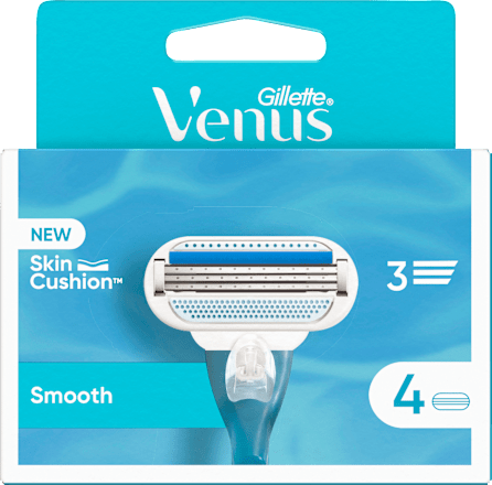 Gillette VenusRasierklingen, Smooth, 4 St