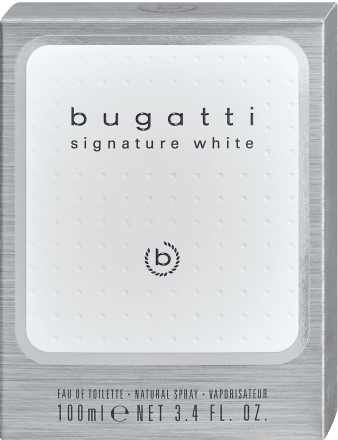 bugatti signature white man Eau de Toilette, 100 ml